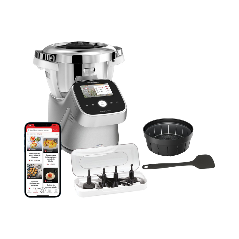 Robot da cucina MOULINEX i-Companion Touch Pro WiFi 4,5L 1550W - immagine 2